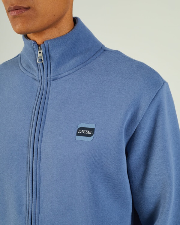 Diesel Hayes Funnel Zip Mountain Blue