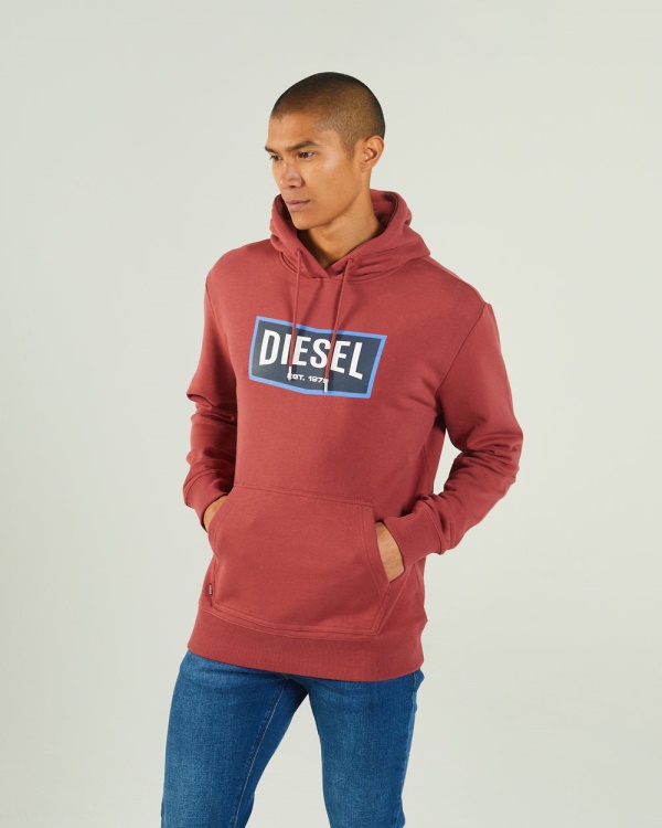 Mark Hoodie Red Oxide Diesel