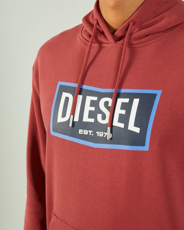 Mark Hoodie Red Oxide Diesel