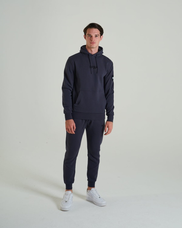 Grey Loki Hoodie Thunder Grey Diesel