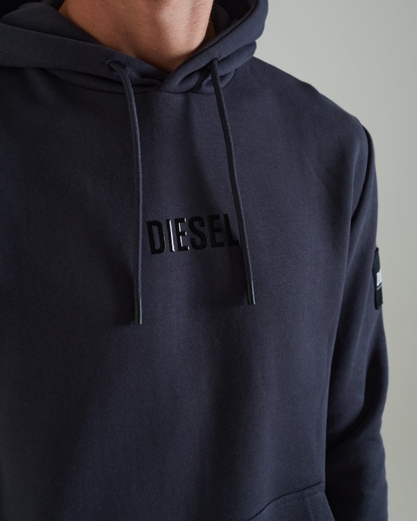 Grey Loki Hoodie Thunder Grey Diesel