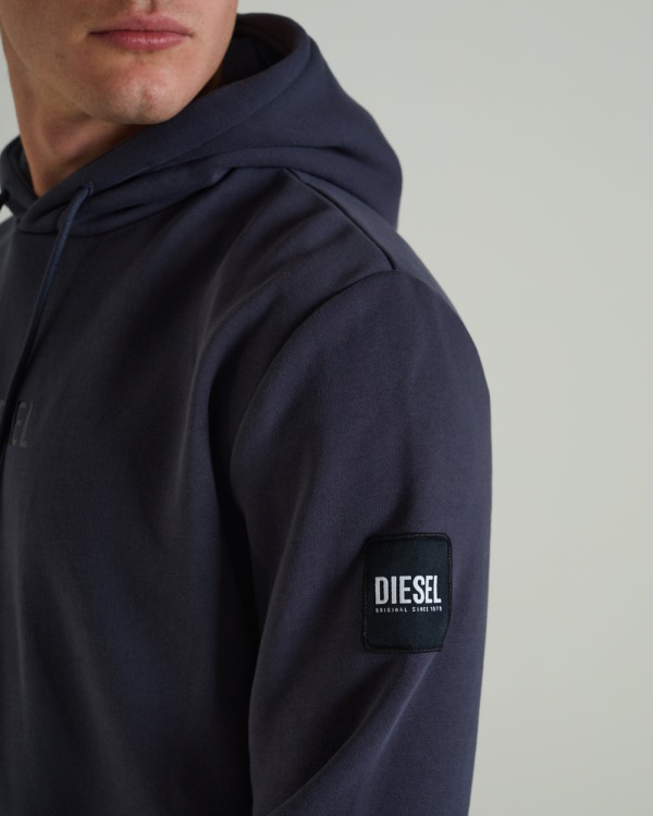 Grey Loki Hoodie Thunder Grey Diesel