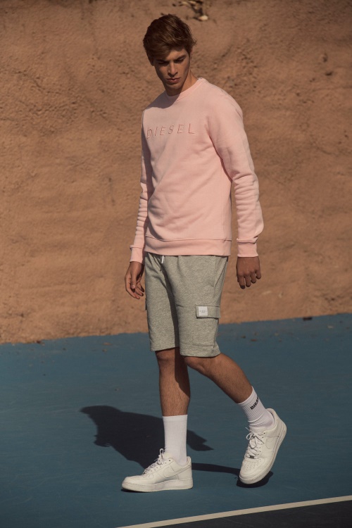 Diesel Shawn Sweatshirt Bermuda Pink