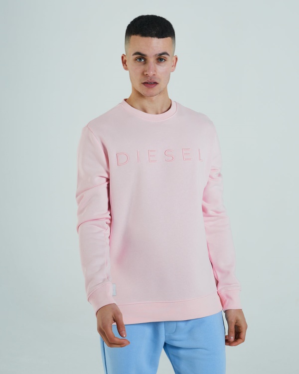 Diesel Shawn Sweatshirt Bermuda Pink