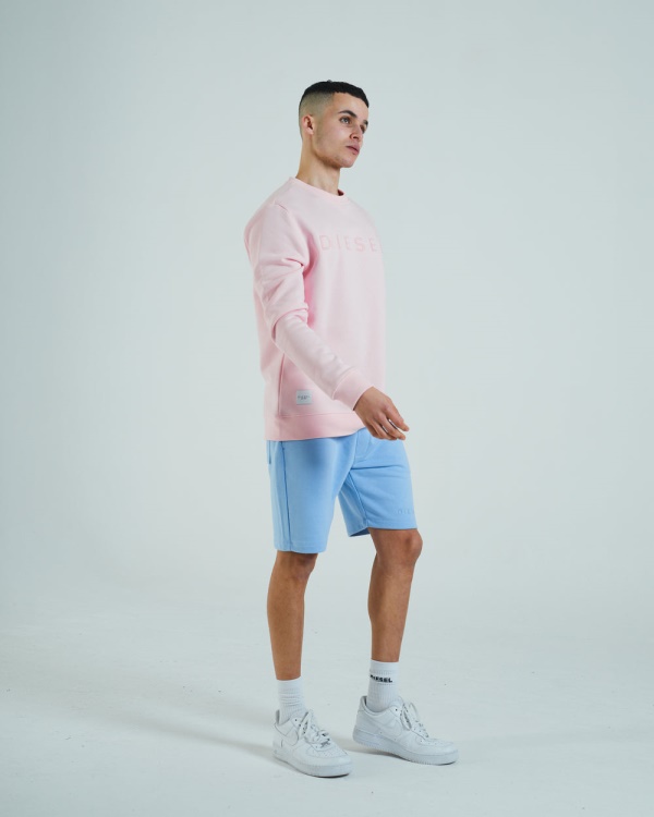 Diesel Shawn Sweatshirt Bermuda Pink