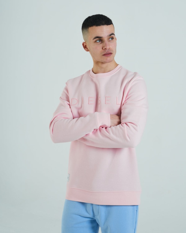 Diesel Shawn Sweatshirt Bermuda Pink