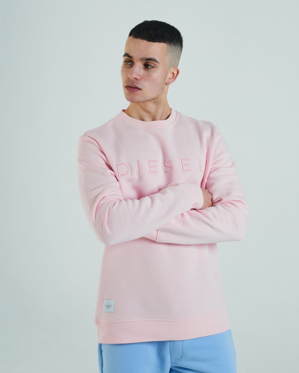 Diesel Shawn Sweatshirt Bermuda Pink