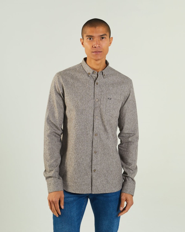 Diesel Edmund Ls Shirt Grindle Grey