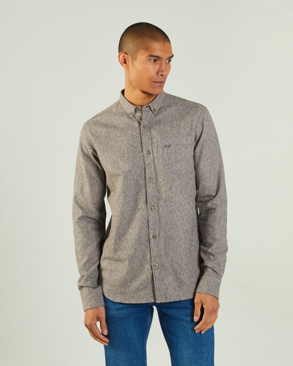 Diesel Edmund Ls Shirt Grindle Grey
