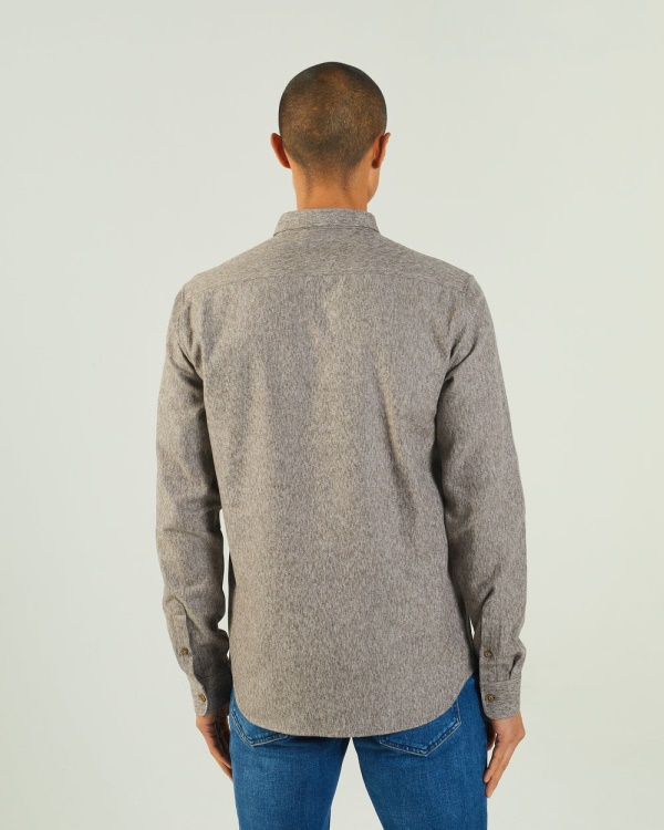 Diesel Edmund Ls Shirt Grindle Grey