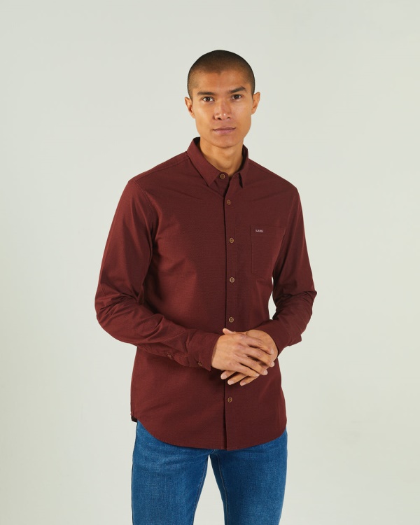 Diesel Drummer L/S Shirt Vineyard Red