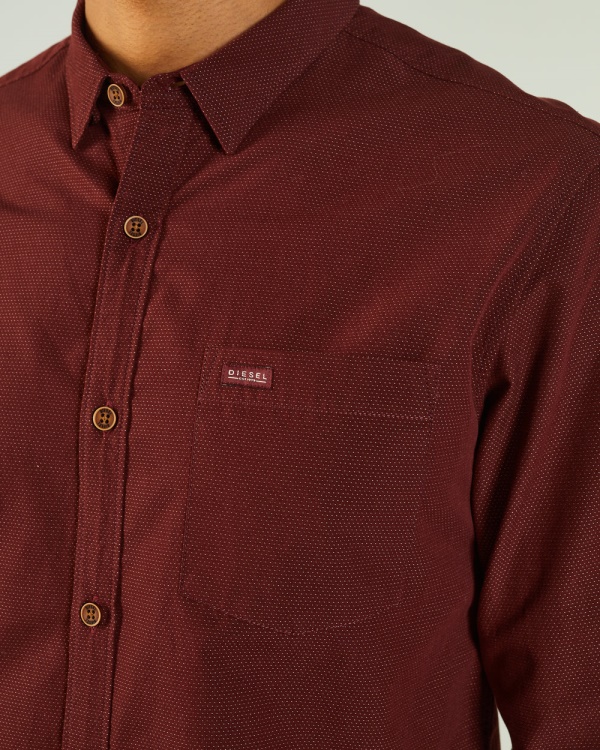 Diesel Drummer L/S Shirt Vineyard Red