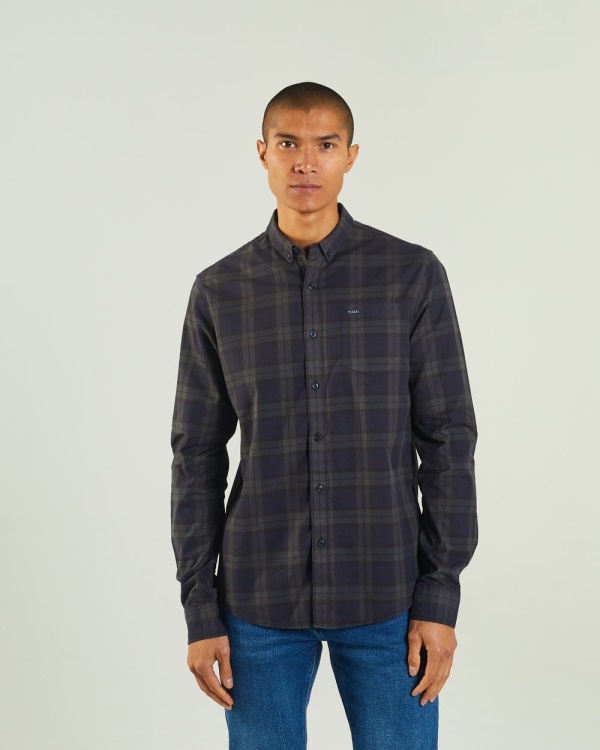 Diesel Ghalen Ls Shirt Check Green