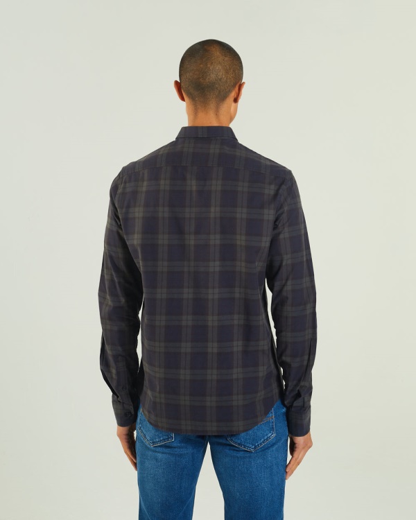 Diesel Ghalen Ls Shirt Check Green