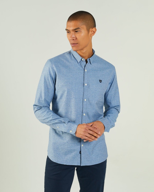 Diesel Hesten Grindle Shirt Snorkel Blue