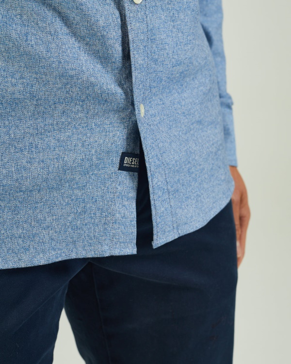 Diesel Hesten Grindle Shirt Snorkel Blue