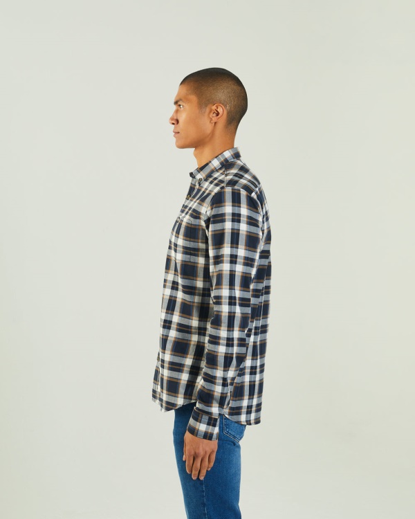 Diesel Booker Ls Shirt Navy Check