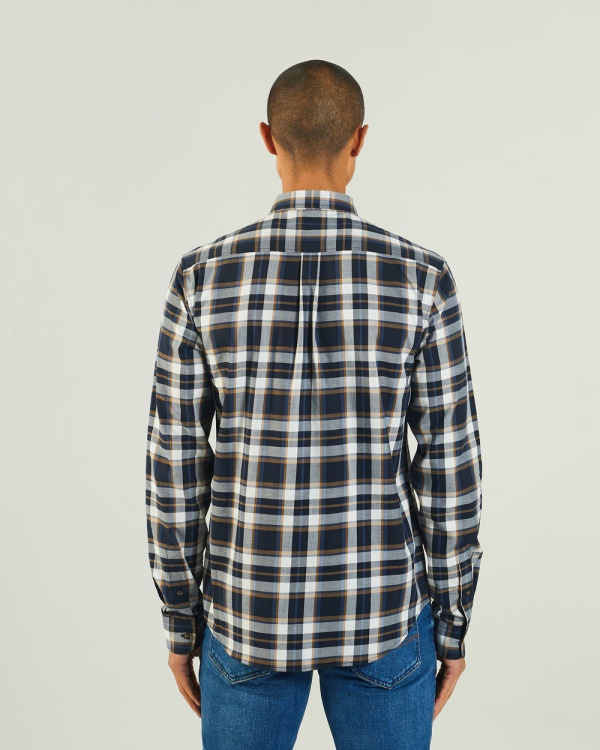 Diesel Booker Ls Shirt Navy Check