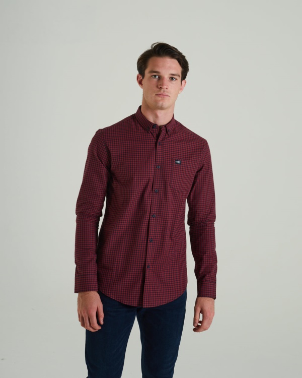 Coltrane Shirt Red Oxide Diesel