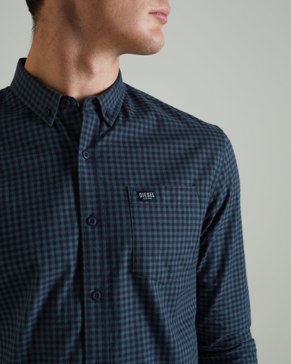 Diesel Coltrane L/S Shirt Verdi Green Green