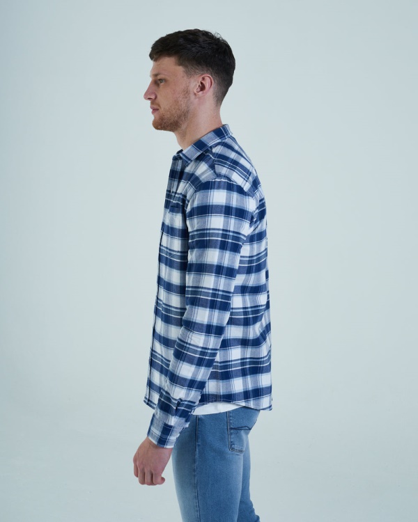 Woodrow L/S Shirt Check Diesel Blue