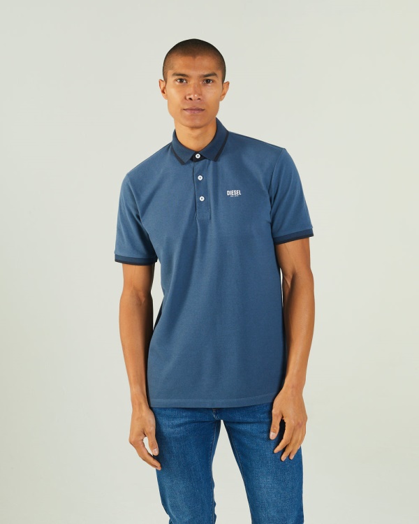 Lacazette Polo Steel Indigo Diesel Blue
