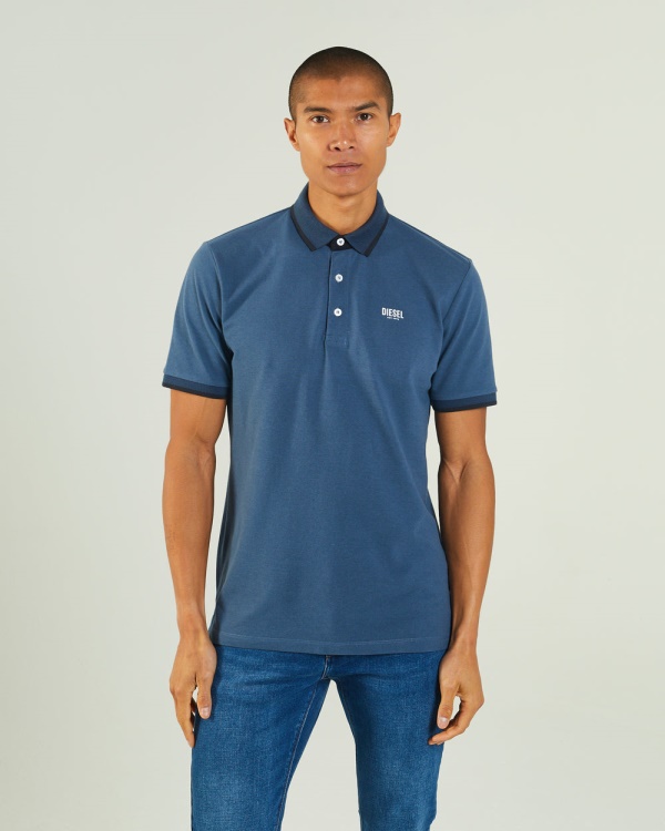 Lacazette Polo Steel Indigo Diesel Blue