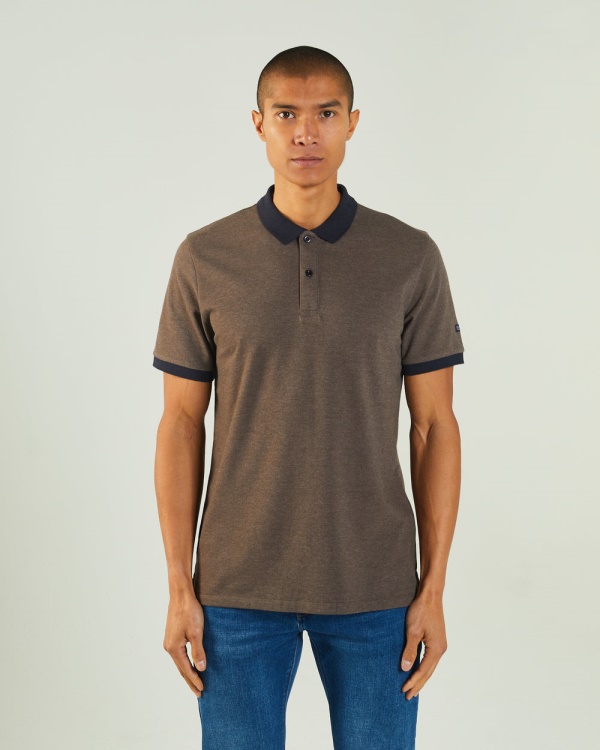 Grey Diesel Denzel Polo Silt Stone