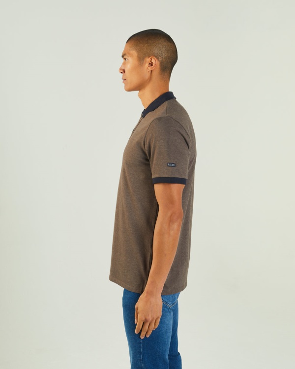 Grey Diesel Denzel Polo Silt Stone