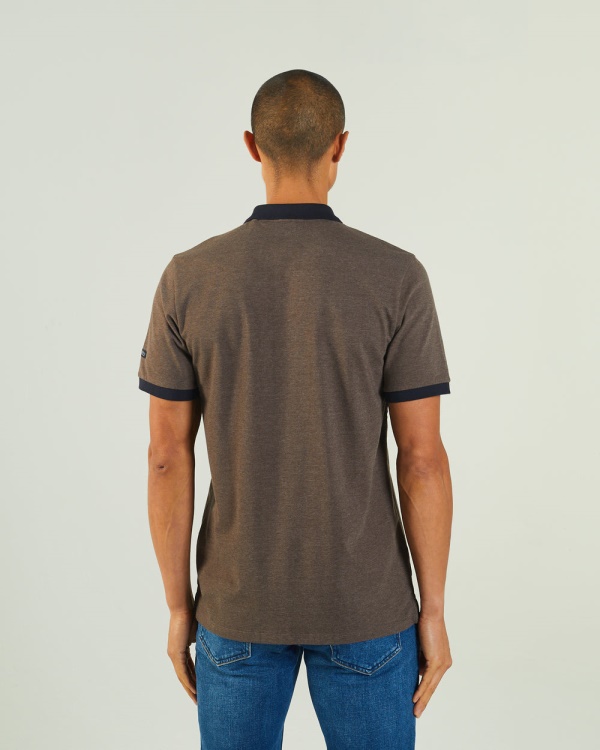 Grey Diesel Denzel Polo Silt Stone