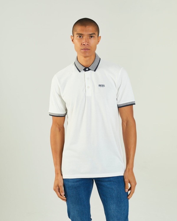 Lacazette Polo Dove Diesel White