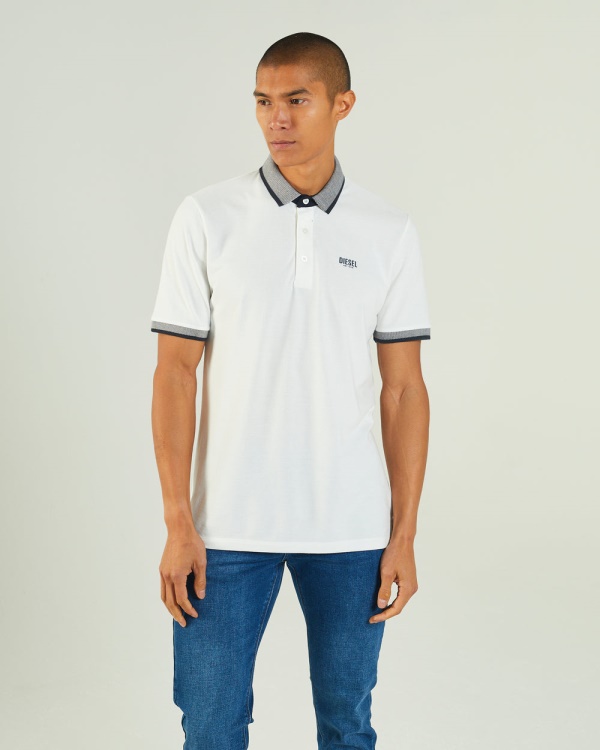 Lacazette Polo Dove Diesel White
