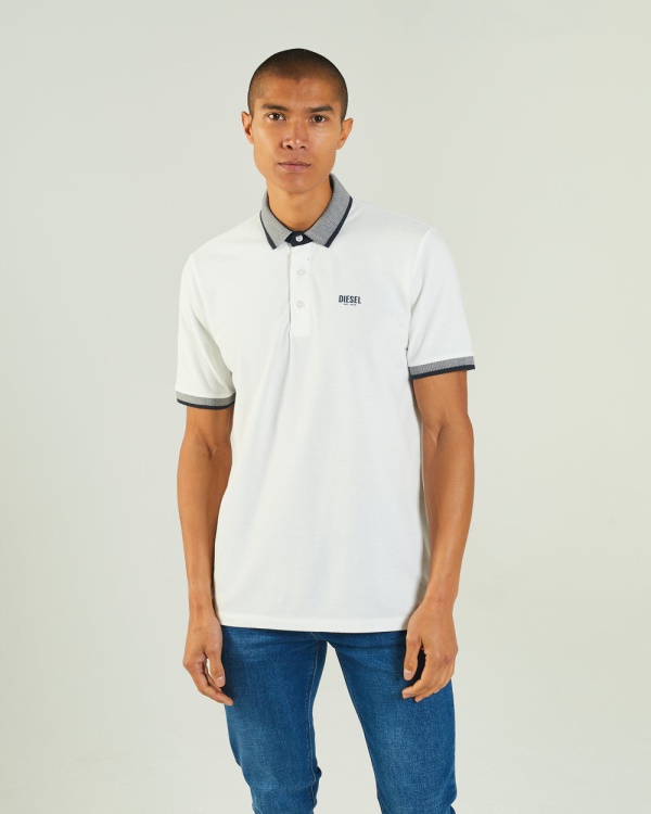 Lacazette Polo Dove Diesel White