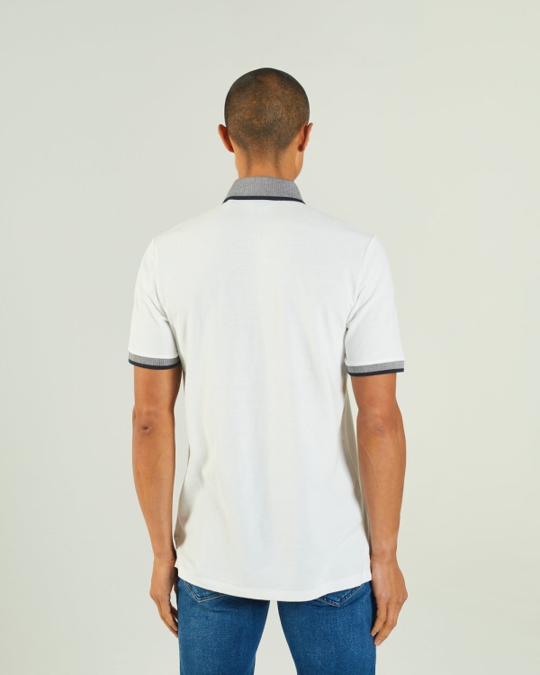 Lacazette Polo Dove Diesel White