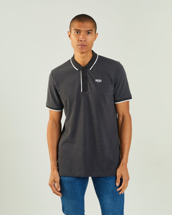 Diesel Jimmy Polo Scorpion Grey