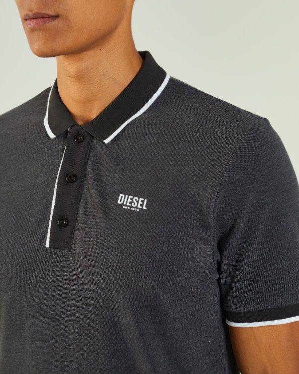 Diesel Jimmy Polo Scorpion Grey