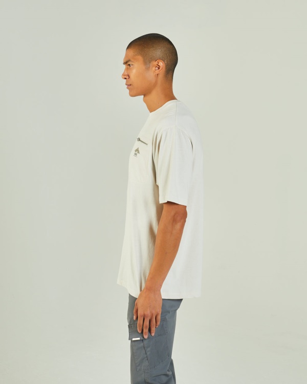 Adventure Tee Clay Ivory Diesel Ivory