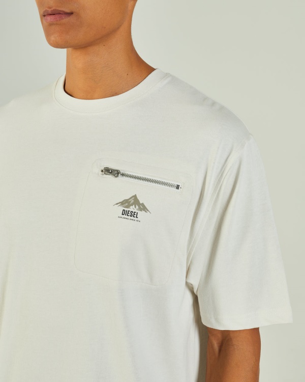 Adventure Tee Clay Ivory Diesel Ivory