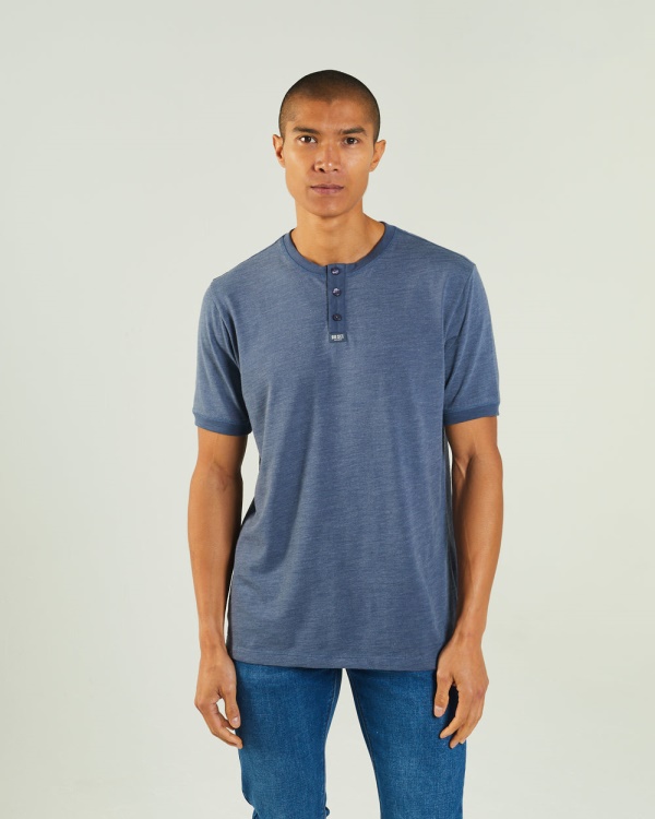 Diesel Marcel Tee Steel Indigo Blue