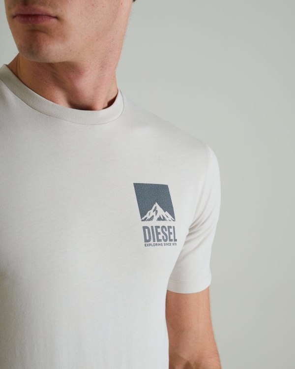 Diesel Wilderness Tee Clay Ivory