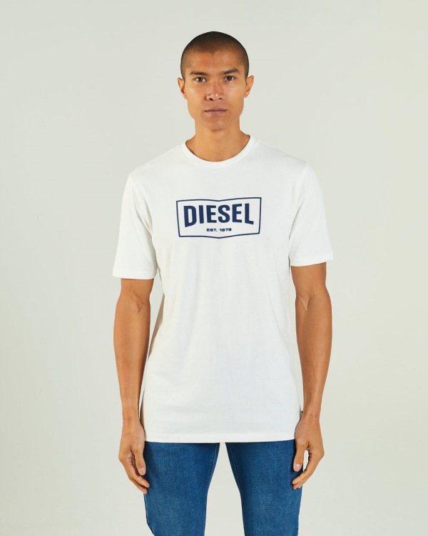 Diesel Miller Tee Dove White
