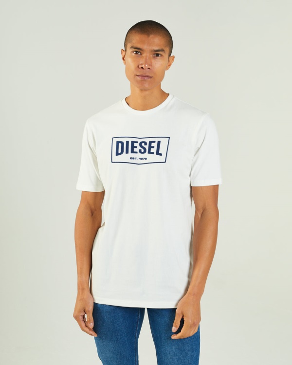 Diesel Miller Tee Dove White