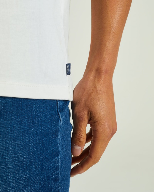 Diesel Miller Tee Dove White