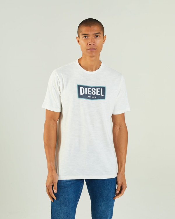 White Matisse Tee Dove Diesel