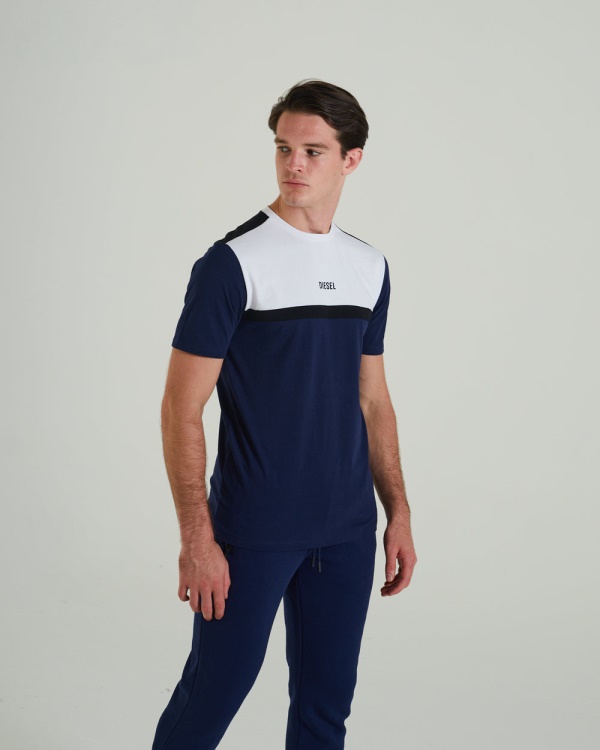 Diesel Draco Tee Sapphire Blue