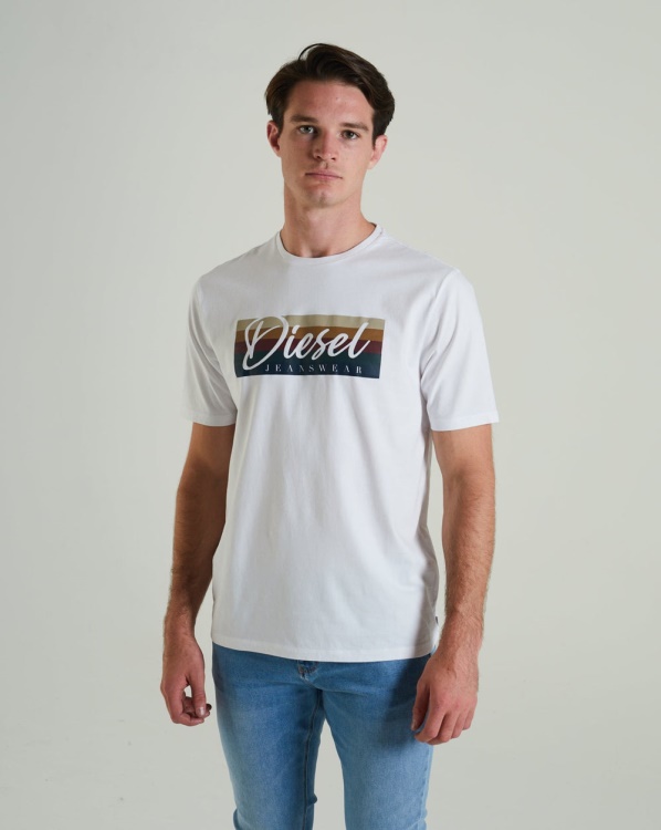 Diesel Patricio Tee Dove White