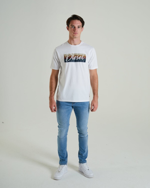 Diesel Patricio Tee Dove White