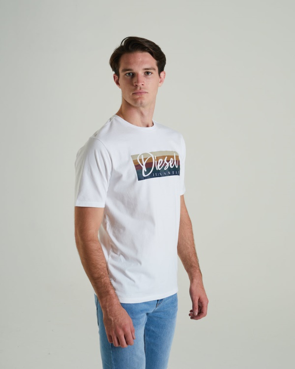 Diesel Patricio Tee Dove White