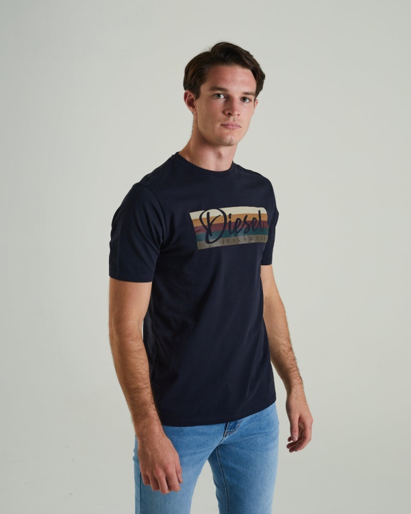 Navy Patricio Tee Space Diesel
