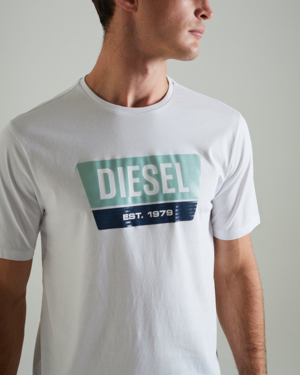 Diesel Penn Tee Optic White